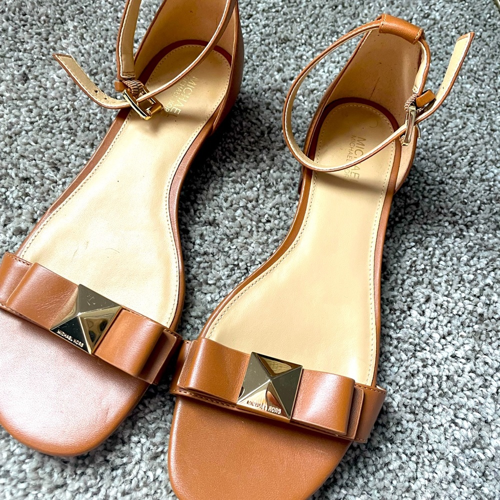 Michael Kors strap sandals-brown